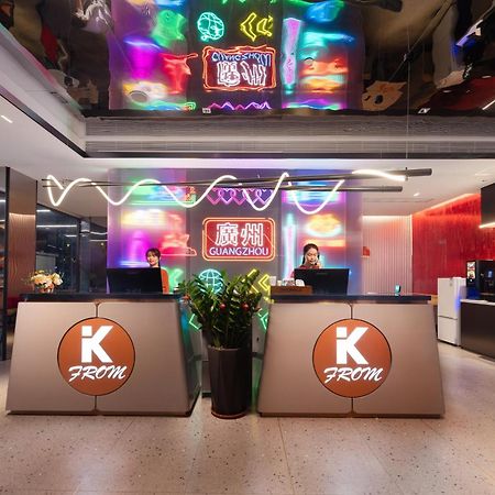 From K Huan Kai Hotel Tiyuxi Metro Station Guangzhou Eksteriør billede