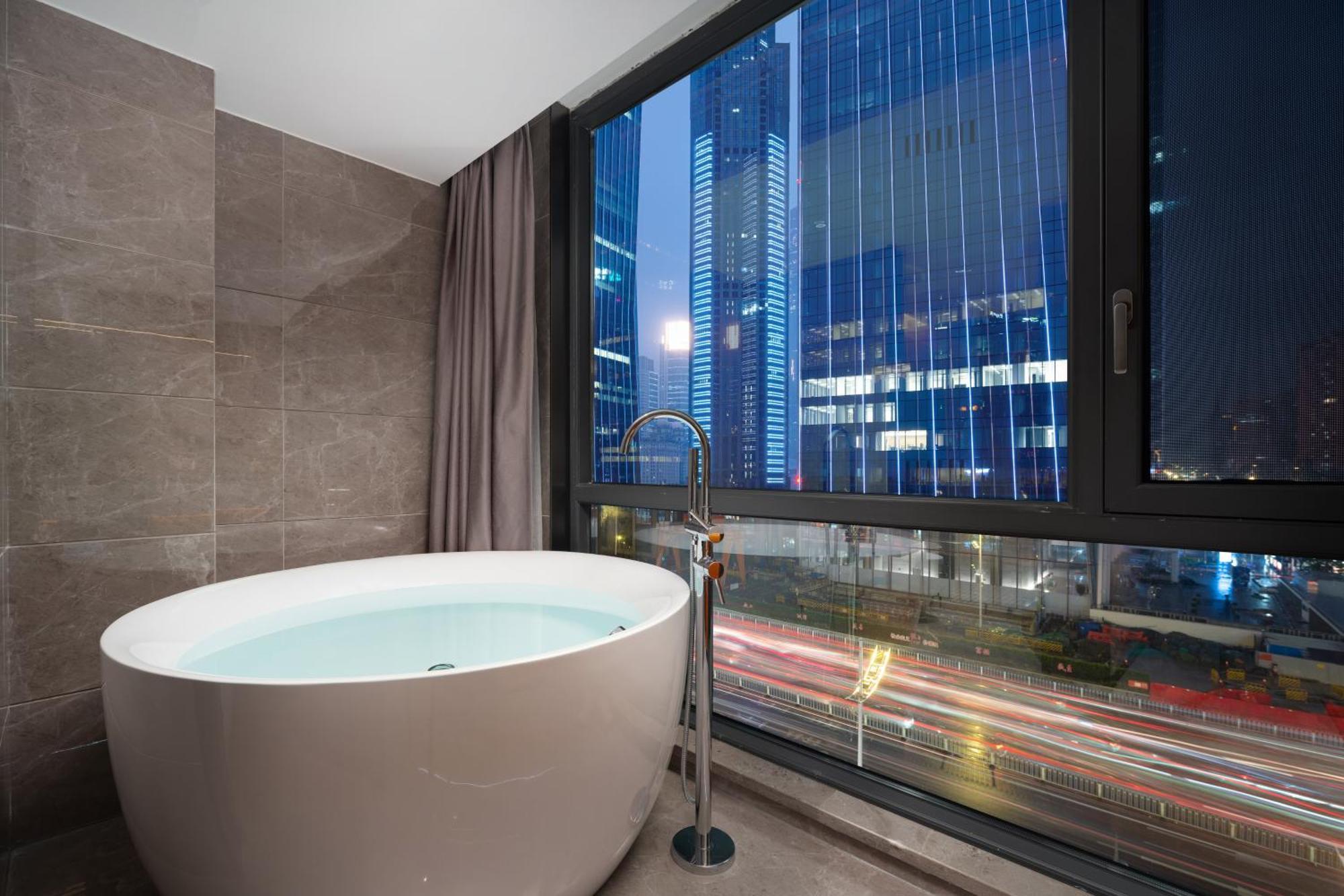 From K Huan Kai Hotel Tiyuxi Metro Station Guangzhou Eksteriør billede