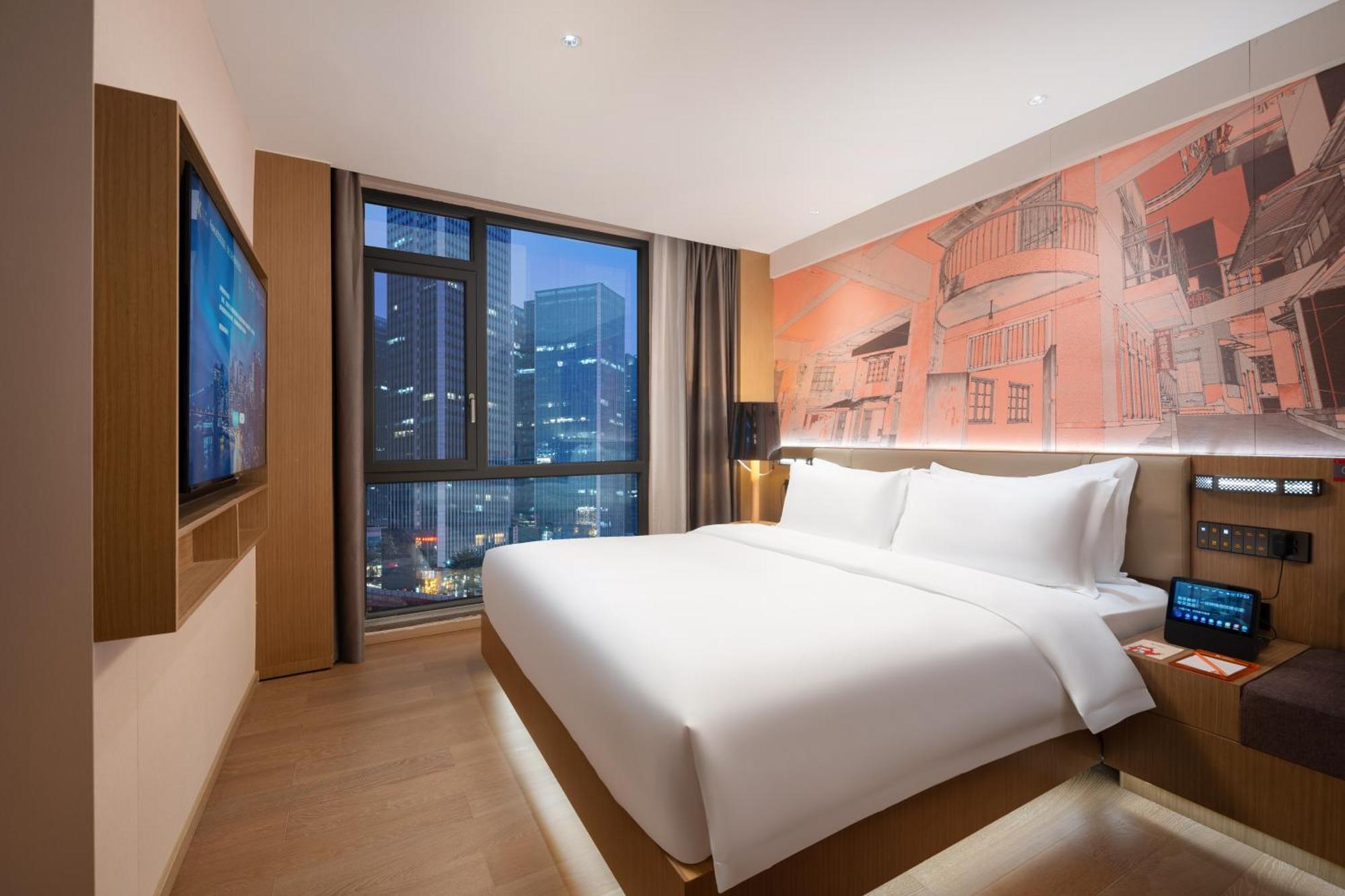 From K Huan Kai Hotel Tiyuxi Metro Station Guangzhou Eksteriør billede
